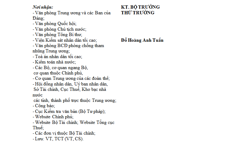 Thông tư số 26/2015/TT-BTC Hướng dẫn về thuế giá trị gia tăng