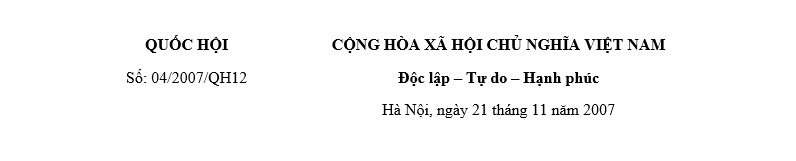 Luật thuế TNCN số 04/2007/QH12 - anh chinh