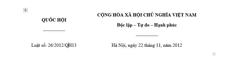 Luật số 26/2012/QH13 sửa đổi bổ sung luật thuế TNCN