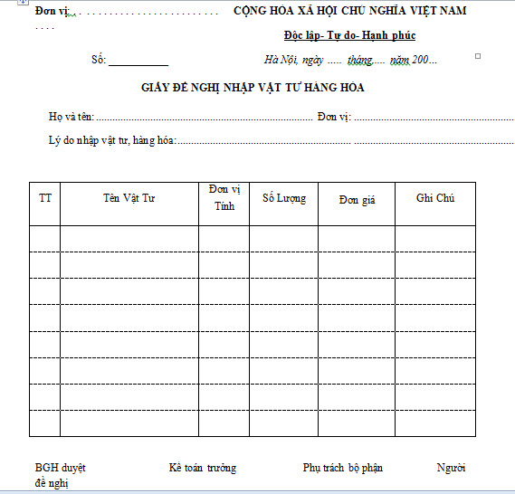 Quy trình xuất kho hàng hóa vật tư - ảnh 2