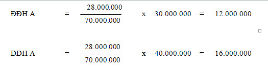 Phương pháp tính giá thành theo đơn đặt hàng - phép tính