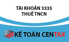 Cách hạch toán thuế thu nhập cá nhân - TK 3335