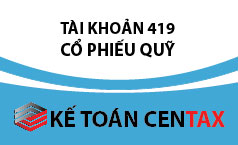 Cách hạch toán cổ phiếu quỹ - Tài khoản 419