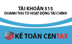 Cách hạch toán doanh thu hoạt động tài chính - Tài khoản 515