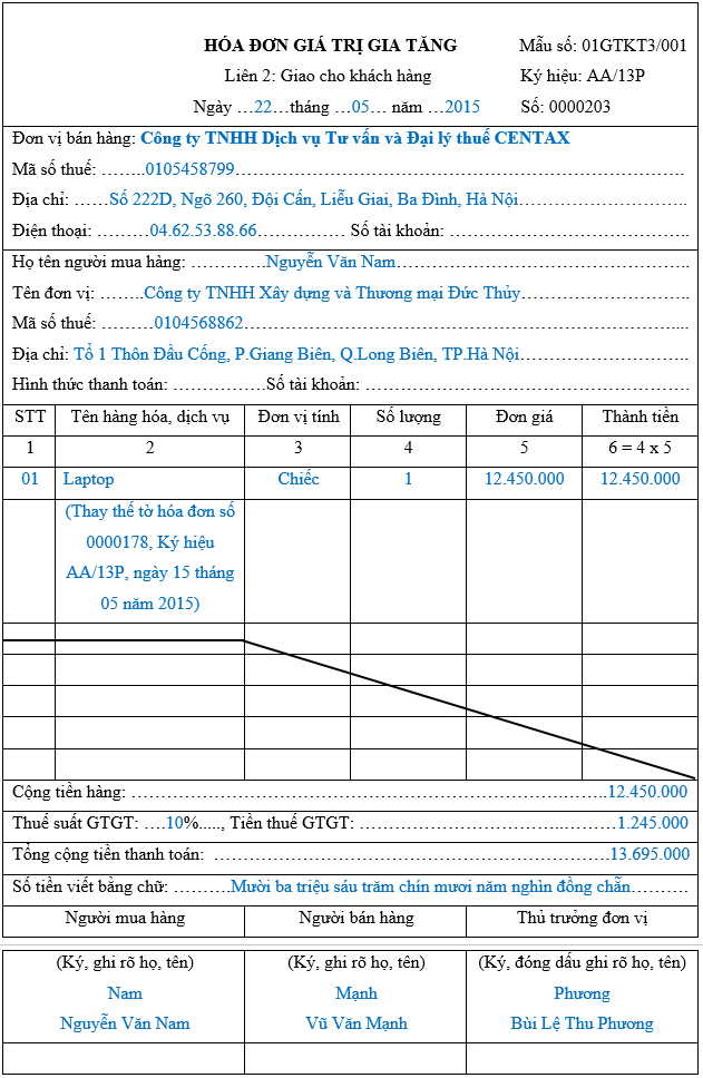Xử lý hóa đơn viết sai mã số thuế của người mua chưa kê khai thuế - ảnh 2