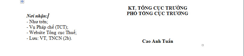 Công văn số 4568/2014/TCT-TNCN - Chính sách thuế TNCN - ảnh 2