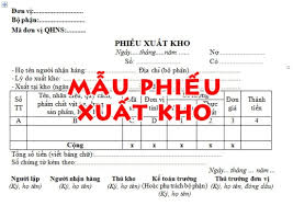Quy trình xuất kho hàng hóa vật tư - ảnh chính