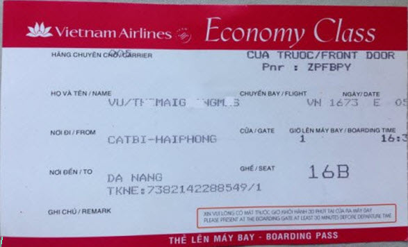 Quy định mới: Chi phí vé máy bay mua bằng thẻ ATM, hoặc mua trực tuyến được tính thuế như thế nào? - the len may bay vietnamairlines