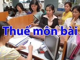 Quy định về kê khai thuế môn bài cho năm 2015 - ảnh chính