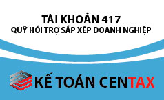 Cách hạch toán quỹ hỗ trợ sắp xếp doanh nghiệp - Tài khoản 417