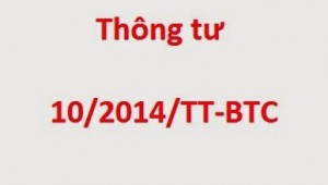 Thông tư 10/2014/TT-BTC hướng dẫn xử phạt vi phạm hành chính về hóa đơn