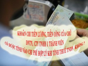 Tiền lương của Chủ Công ty TNHH một thành viên với những bước thăng trầm