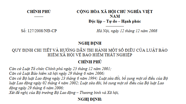 Nghi định 127/2008/NĐ-CP