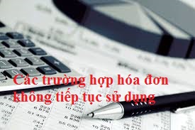 Các trường hợp hóa đơn không tiếp tục sử dụng - ảnh chính