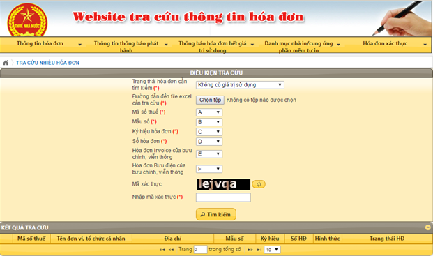 Hướng dẫn tra cứu thông tin hóa đơn - ảnh 2