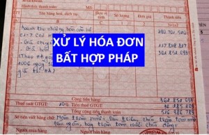 Phạt hành vi sử dụng hóa đơn bất hợp pháp, sử dụng bất hợp pháp hóa đơn