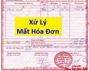 Mức phạt với hành vi làm mất cháy hỏng hóa đơn