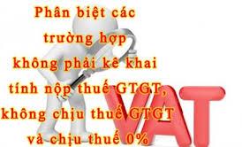 Sự khác biệt giữa hàng hóa không chịu thuế, không phải kê khai tính nộp thuế với hàng hóa chịu thuế suất 0% - ảnh chính