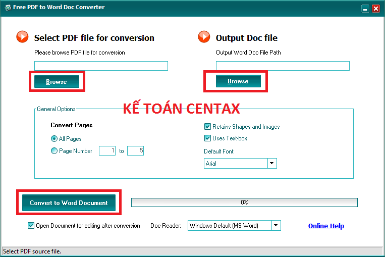 Cách chuyển file PDF sang Word Excel bằng phần mềm