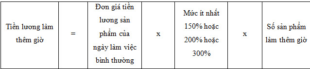 Cách tính tiền lương làm thêm giờ mới nhất năm 2015 - ảnh 2