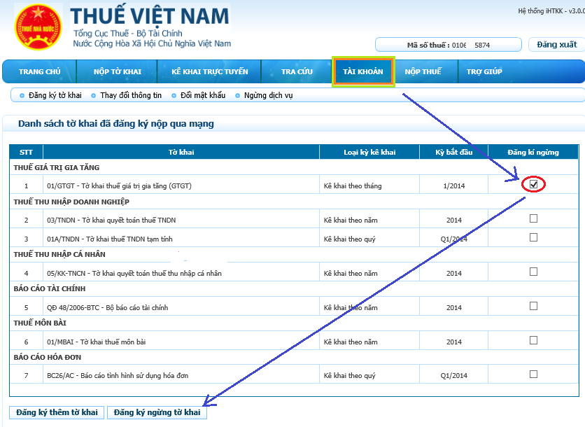 Hướng dẫn chuyển đổi kỳ khai thuế GTGT từ tháng sang quý và ngược lai - ảnh 1