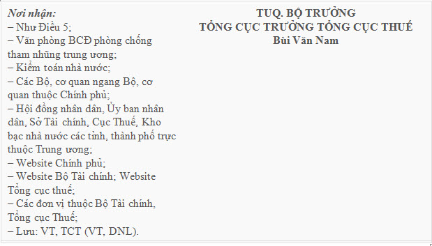 Quyết định 1209/2015/QĐ-BTC - ảnh 2