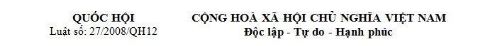 Luật số 27/2008/QH12 - Luật thuế tiêu thụ đặc biệt - anh1
