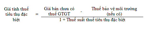 Đối tượng và cách tính thuế tiêu thụ đặc biệt - ảnh 2