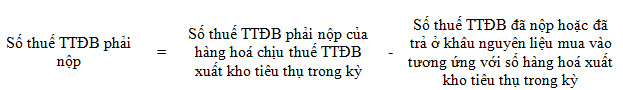 Điều kiện khấu trừ thuế tiêu thụ đặc biệt - ảnh 1
