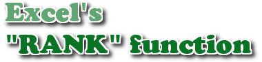 Cách sử dụng hàm Rank trong kế toán Excel 1