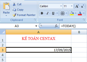 Cách sử dụng các hàm thời gian trong Excel3
