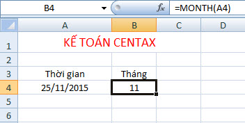 Cách sử dụng các hàm thời gian trong Excel6