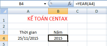 Cách sử dụng các hàm thời gian trong Excel7