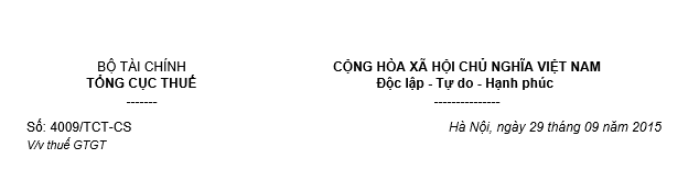 Cong van so 4009-TCT-CS - anh 1