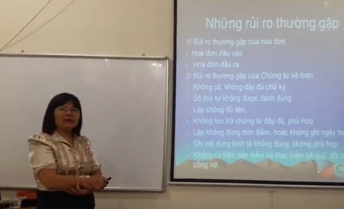 Video bài giảng Những rủi ro thường gặp về chứng từ kế toán