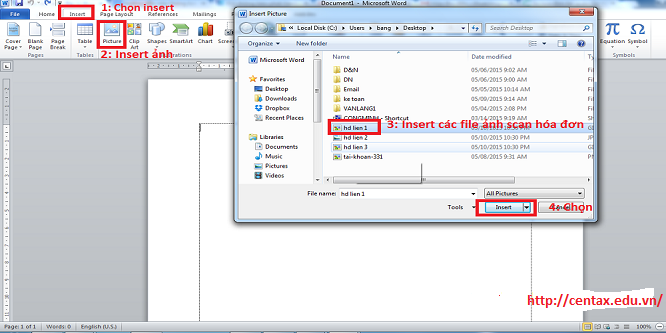 Cách chuyển đổi mẫu hoá đơn từ bản cứng sang file word