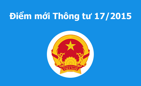 Một số điểm mới của Thông tư 17