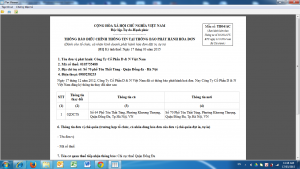 Thong bao dieu chinh hoa don _ ke toan thue Centax