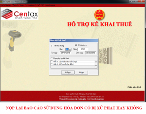 Báo cáo tình hình sử dụng hóa đơn nộp lại 