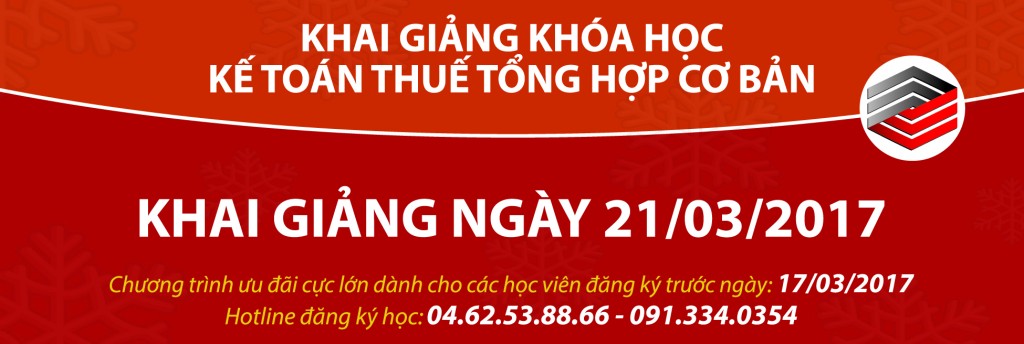 Khóa học kế toán cơ bản thuế tổng hợp