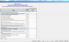 Hướng dẫn lập phụ lục Kết quả hoạt động sản xuất kinh doanh – Mẫu số 03-1C/TNDN