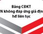 Bảng cân đối kế toán của doanh nghiệp không đáp ứng giả định hoạt động liên tục theo Thông tư 200/2014/TT-BTC