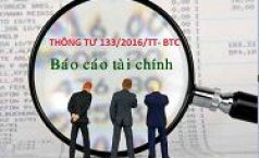 Yêu cầu đối với thông tin trình bày trong báo cáo tài chính theo Thông tư 133.