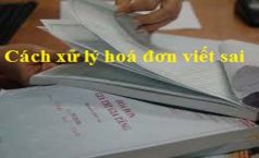 Cách xử lý hóa đơn viết sai tên khách hàng?