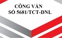 Công văn số 5681/TCT-DNL vv xử lý lợi nhuận sau thuế  của các doanh nghiệp do tổ chức Đảng thành lập.