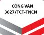 Công văn 3627/TCT-TNCN: Hoàn thuế TNCN trong trường hợp cá nhân nhận lương net