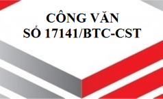 Công văn số 17141/BTC-CST Vv thuế TTĐB đối với mặt hàng xăng.