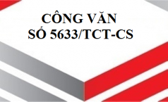 Công văn số 5633/TCT-CS về hướng dẫn thuế TNDN.