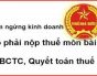 Doanh nghiệp tạm ngừng kinh doanh có phải nộp thuế môn bài, BCTC, Quyết toán thuế không?