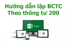 File excel hướng dẫn lập báo cáo tài chính theo Thông tư 200/2014